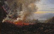 unknow artist The Eruption of Vesuvius France oil painting artist